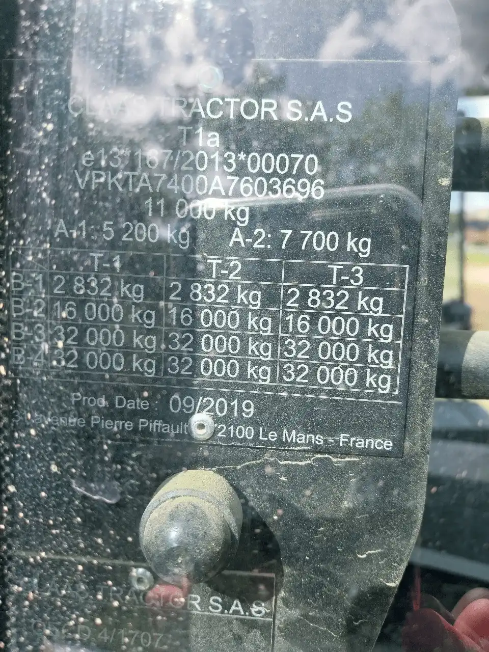 Image CLAAS TRACTEUR CLAAS ARION 630